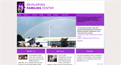 Desktop Screenshot of developingfamilies.org